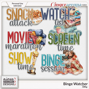 Binge Watcher Titles by Aimee Harrison Binge Watcher Titles by Aimee Harrison
