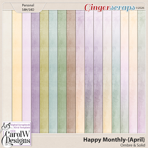 Happy Monthly-{April} Ombre & Solid