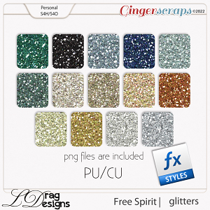 Free Spirit: Glitterstyles by LDragDesigns