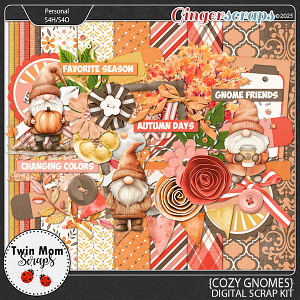 Cozy Gnomes - KIT by Twin Mom Scraps Cozy Gnomes - KIT by Twin Mom Scraps