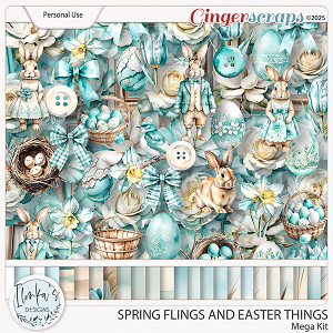 Spring Flings And Easter Things Mega Kit by Ilonka's Designs