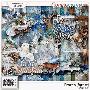 Frozen {forest} Page Kit by Aimee Harrison