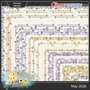 May 2026 Page Borders