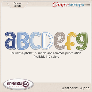 Weather It - Alpha by Aprilisa Designs