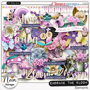 Embrace the Bloom - Elements - by Neia Scraps