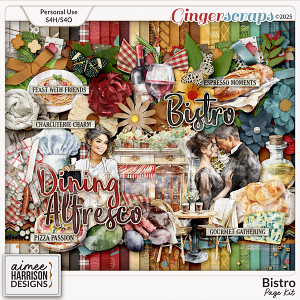 Bistro Page Kit by Aimee Harrison