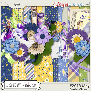 #2018 May - Border Clusters by Connie Prince