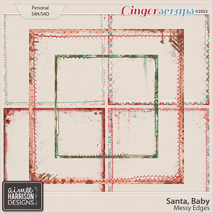 Santa Baby Messy Edges by Aimee Harrison