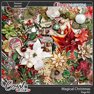 Magical Christmas-Page Kit Magical Christmas-Page Kit