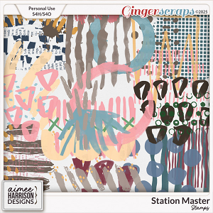Station Master Stamps by Aimee Harrison