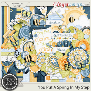You Put A Spring In My Step Digital Scrapbook Kit