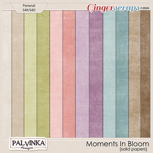 Moments In Bloom Solid Papers by Palvinka Designs