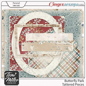 Butterfly Park Torn Papers by Tami Miller Designs