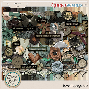 Over It Page Kit by Chere Kaye Designs 