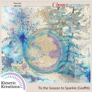 Tis the Season to Sparkle Graffiti by Kimeric Kreations