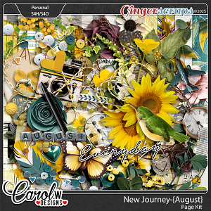 New Journey-{August}-Page Kit