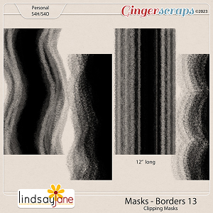 Masks Borders 13 by Lindsay Jane
