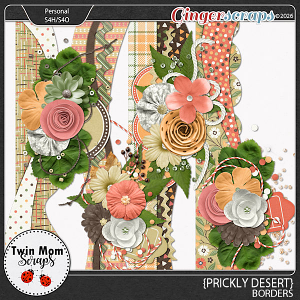 Prickly Desert - BORDERS by Twin Mom Scraps
