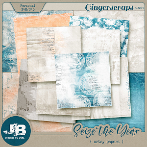 Seize The Year Artsy Papers by JB Studio