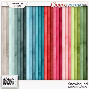 Snowbound Watercolor Papers by Aimee Harrison Snowbound Watercolor Papers by Aimee Harrison