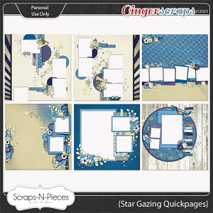 Star Gazing Quickpages by Scraps N Pieces 