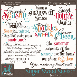 Sugar Sweet Season {Word Art} by Jumpstart Designs