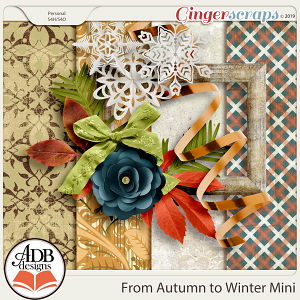 From Autumn to Winter Mini Kit by ADB Designs