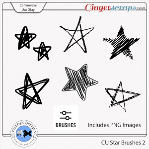 CU Star Brushes 2 by Wetfish Designs 