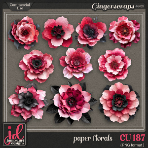 CU & PU 187 ~ Paper Florals