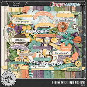 Real Moments - Simple Pleasures [Page Kit] by Cindy Ritter