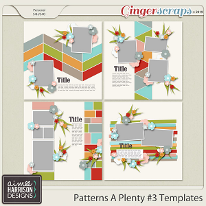 Patterns A Plenty #3 Templates by Aimee Harrison