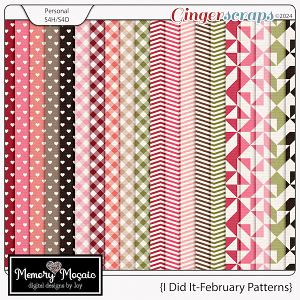 I Did It-February Patterns by Memory Mosaic