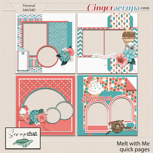 Melt With Me Quick Pages by ScrapChat Designs Melt With Me Quick Pages by ScrapChat Designs