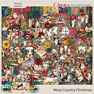 More Country Christmas Kit by The Scrappy Kat