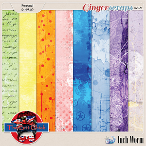 Inch Worm Artsy Papers By The Brit Chick