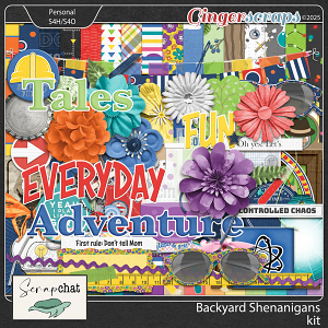 Backyard Shenanigans Kit by ScrapChat Designs Backyard Shenanigans Kit by ScrapChat Designs
