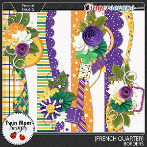 French Quarter - BORDERS by Twin Mom Scraps