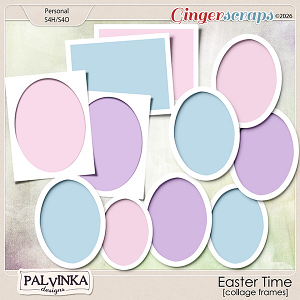 Easter Time Collage Frames by Palvinka Designs