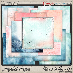 Picnics in Paradise {Blended Papers}