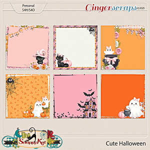 Cute Halloween Stacked Papers by The Scrappy Kat