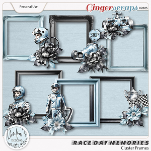 Race Day Memories Cluster Frames by Ilonka's Designs 