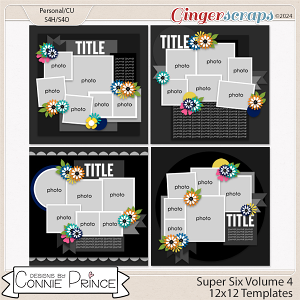 Super Six Volume 4 - 12x12 Temps (CU Ok) by Connie Prince