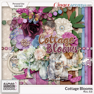 Cottage Blooms Mini Kit by Aimee Harrison
