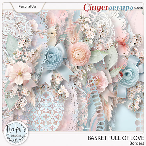 Basket Full Of Love Borders by Ilonka's Designs 