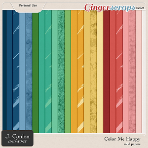 Color Me Happy Solid Papers by J. Conlon and Sons