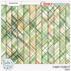 Fairy Forest Plaids by Ilonka's Designs