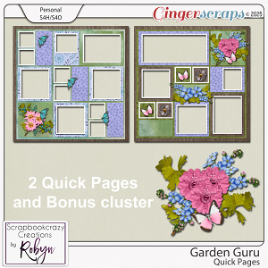Garden Guru Quick Pages by Scrapbookcrazy Creations Garden Guru Quick Pages by Scrapbookcrazy Creations