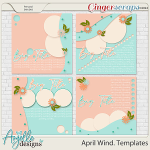 April Wind. Templates by Angelle Designs